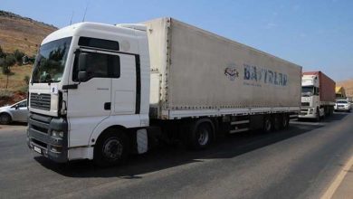 صورة الأمم المتحدة ترسل عشرات شاحنات المساعدات الإنسانية إلى إدلب