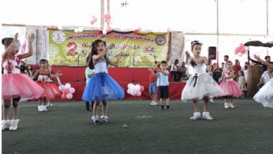 صورة انطلاق مهرجان براعم الطفولة بنسخته الثانية في الرقة
