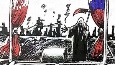 صورة #الكاريكاتير_الأسبوعي || للفنان السوري علي فرزات “النهاية”