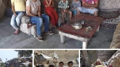 صورة بسبب الفقر عائلة في طرطوس مكونة من 6 أفراد تعيش في كهف منذ 12 عام