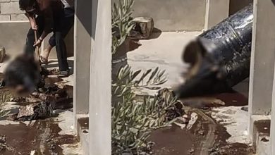 صورة جريمة مروعة في إدلب ..زوج يقتل زوجته ويضعها داخل برميل ويصب الباطون فوق البرميل ليخفي جريمته
