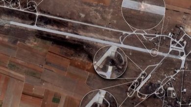 صورة صور فضائية تفند الادعاءات الروسية بإسقاط صواريخ إسرائيلية في حمص