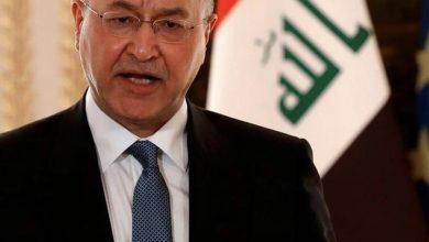 صورة الرئيس العراقي يطالب بعودة النظام السوري إلى الجامعة العربية