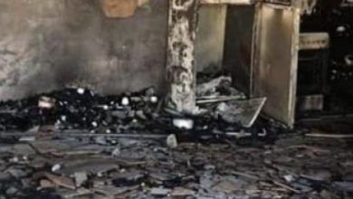 صورة وفاة عروسين سوريين جراء حريق في غرفتهما في لبنان