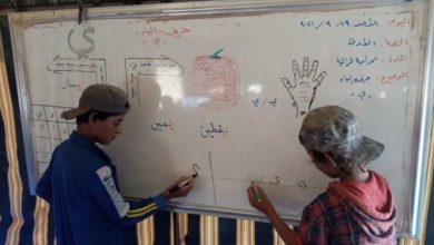 صورة “منظمة آفاق” تنفذ مشروع تعليمي في مخيمين عشوائيين شمال الرقة