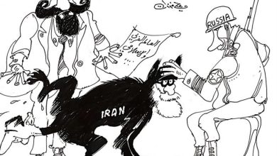صورة الكاريكاتير الأسبوعي  للفنان السوري علي فرزات