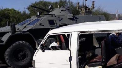 صورة مدرعة روسية تتسبب بحادث سير أدى إلى سقوط 8 جرحى في طرطوس
