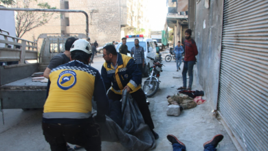 صورة مقتل 10 مدنيين جراء قصف مدفعي على أريحا جنوب إدلب