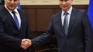 صورة بوتين : لدى روسيا وإسرائيل مصالح مشتركة وفرص للتعاون في سوريا