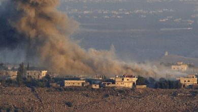 صورة قصف إسرائيلي يستهدف مواقع النظام وميليشيات إيران بالقنيطرة