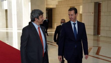 صورة الخارجية الأمريكية: مستاؤون من زيارة وزير الخارجية الإماراتي ولن ندعم أي جهود للتطبيع مع الأسد (صورة)
