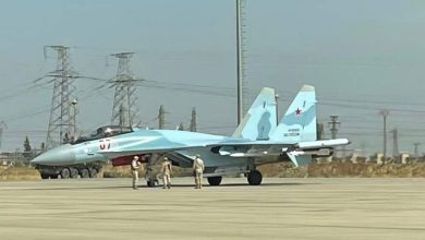 صورة بينها طائرات هجومية.. وصول تعزيزات روسية إلى مطار القامشلي