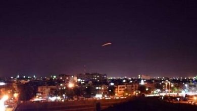 صورة إسرائيل: القصف على سوريا ردا على إطلاق صاروخ باتجاه شمال إسرائيل