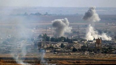 صورة مقتل عنصر لقوات سوريا الديمقراطية في قصف شمال الحسكة