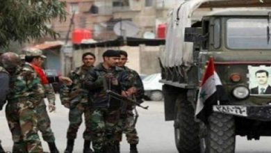 صورة قتلى وجرحى من قوات النظام بهجوم استهدف دورية عسكرية في درعا
