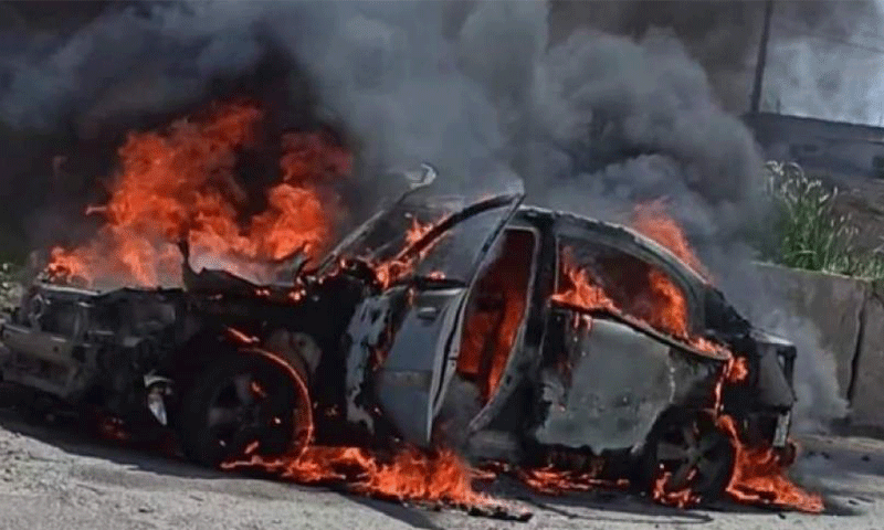 صورة مقتل 5 مدنيين وإصابة 30 آخرين جراء انفجار لغم بسيارة تقلهم في محافظة درعا