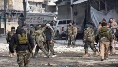 صورة عبوة ناسفة تنفجر بسيارة عسكرية لقوات النظام السوري في درعا