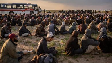صورة بدء محاكمة عناصر داعش المحتجزين شمال شرق سوريا