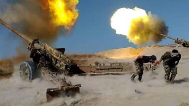 صورة جيش الأسد يقصف جيش الأسد بالقذائف الثقيلة
