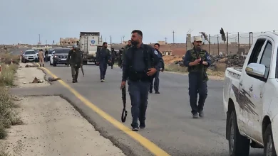 صورة قصف متبادل بين مجموعات مسلحة في ريف السويداء