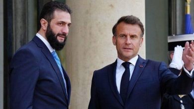 صورة ماكرون يستقبل الشرع في قصر الإليزيه والجالية السورية: فرنسا ترحب بكم