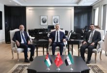 صورة انتهاء اجتماعات وزراء خارجية تركيا وسوريا والأردن في أنقرة