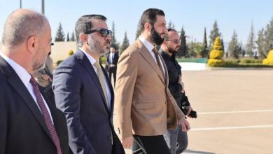صورة رئاسة الجمهورية تعلن غياب الشرع عن قمة بغداد وتكليف الشيباني برئاسة الوفد