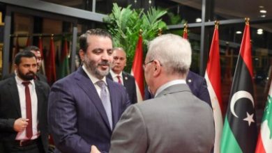 صورة الشيباني من بغداد: التنسيق مع العراق في كافة المجالات ونأمل الدعم منه