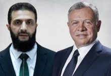 صورة الرئيس أحمد الشرع والعاهل الأردني يبحثان هاتفيا التطورات الراهنة وتوسيع التعاون