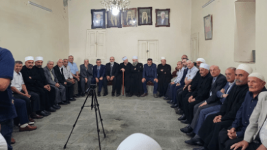 صورة فعاليات دينية واجتماعية تجتمع في السويداء لبحث الوضع الأمني ومسودة قرار مشترك