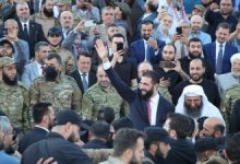 صورة الرئيس الشرع من حلب: حربنا مع الطغاة انتهت ومعركة البناء بدأت للتو