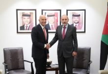 صورة الصفدي خلال لقاء باراك: دعم سوريا واستقرارها يشكل ركيزة لاستقرار المنطقة