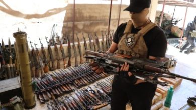 صورة الأمن الداخلي يضبط أسلحة معدّة لتنفيذ هجمات شمال شرقي حمص