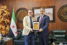 صورة سفير إيطاليا يزور جامعة حلب لبحث التعاون الأكاديمي والثقافي