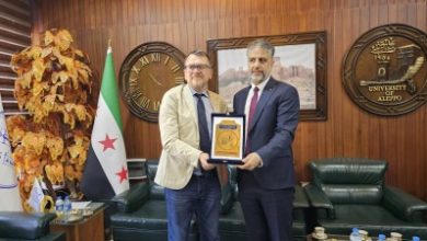 صورة سفير إيطاليا يزور جامعة حلب لبحث التعاون الأكاديمي والثقافي