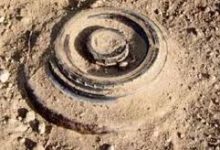 صورة لغم من مخلفات النظام المخلوع يودي بحياة ثلاثة أطفال شرقي دير الزور