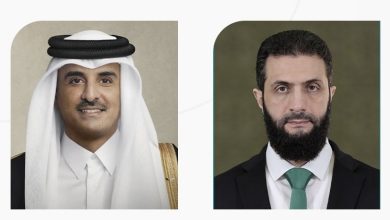 صورة الشرع: العلاقات السورية-القطرية راسخة والتعاون الاستراتيجي مستمر