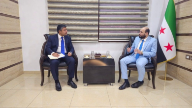 صورة وزير الطاقة يلتقي القائم بأعمال سفارة أذربيجان لبحث مشاريع مشتركة في قطاع الطاقة
