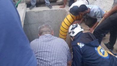 صورة وفاة 3 شبان غرقًا داخل بئر مياه في ريف دمشق أثناء محاولة تنظيفه