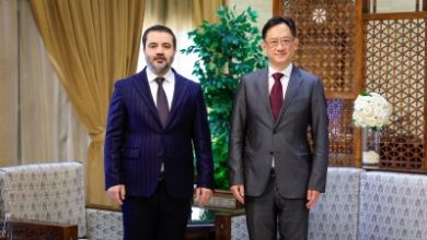 صورة الشيباني يناقش مع السفير الصيني سبل تعزيز التعاون الثنائي في مختلف المجالات