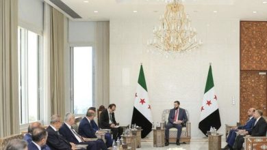 صورة الرئيس الشرع يبحث تعزيز التعاون الاقتصادي مع وفد الغرف والبورصات التركية