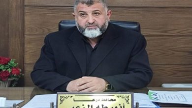 صورة محافظ درعا يؤكد: لن نسمح بتحويل درعا إلى ساحة فوضى أو صراعات