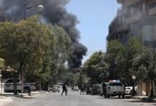 صورة جريحان مدنيان جراء قصف الاحتلال الإسرائيلي وسط العاصمة دمشق