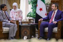 صورة الشيباني يبحث مع وفد من الخارجية الهندية في دمشق سبل تعزيز التعاون المشترك