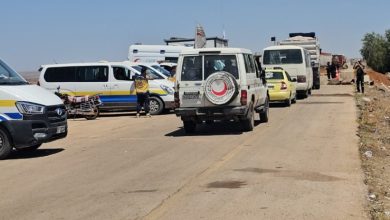 صورة بعد إبعاد خطر المجموعات المتمردة … وزارة الداخلية تعيد فتح ممر بصرى الشام