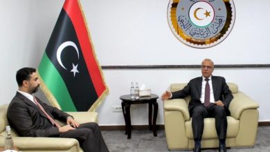 صورة وفد الخارجية والمغتربين يلتقي عضو المجلس الرئاسي الليبي