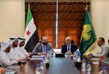 صورة وزير النقل ومحافظ دمشق يلتقيان وفداً من الشركة الوطنية للاستثمار