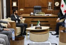 صورة محافظ إدلب يبحث مع برسيلو إنشاء مركز للهيئة العامة للإذاعة والتلفزيون في المحافظة