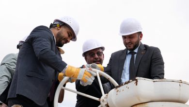 صورة الغاز الأذربيجاني يصل إلى محطة جندر لتوليد الكهرباء في حمص