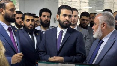 صورة وزير الداخلية يفتتح مركز الأحوال المدنية في دمشق